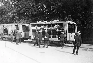 Stretchers: Trams as mobile field hospitals in Munich during the First W