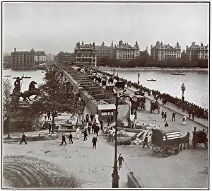 Boadicea: Tramway Construction on Westminster Bridge 1906