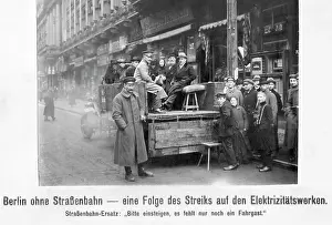 Strikes: Tramway replacement during the electricity strike in Berlin