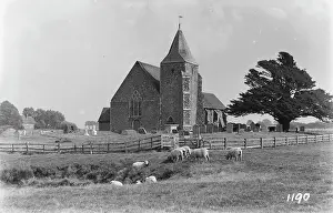 Pastoral: Tranquil Churchyard Scene