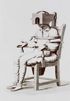 Lunatics: The tranquilizing chair of Benjamin Rush. ?
