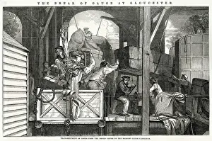 Pulleys: Trans shipment of goods by rail 1846