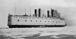 Breaks: Trans-Siberian train ferry around 1900