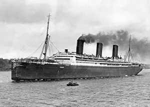 Transatlantic: The transatlantic liner Imperator, 1914