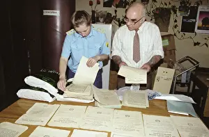 Transferred: Transfer of confiscated archival documents to Museum