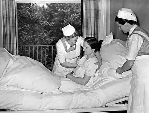 Clinic: Transfer of a patient, 1939