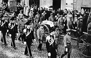 Transferred: Transfer of the remains of Goffredo Mameli to the Ossuary