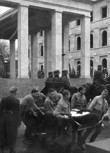 Coffins: Transferring the dead of the Hitler putsch, 1935