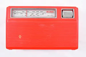 Chrome: Transistor Radio By Bush Plastic With Chrome detail 1960's