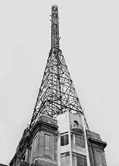 Transmitting: Transmitting antenna of the BBC, 1936