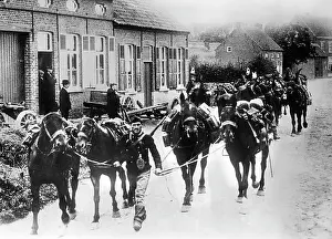 Volley: Transport of Belgian arms, 1914