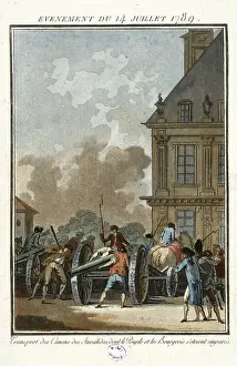 Invalides: transport of cannons from the Invalides