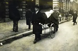 Deaths: Transport of a wounded man, 1919