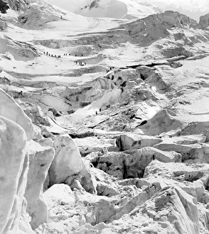 Climbers: Transportation of injured on the Mont Blanc