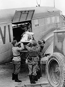 Junkers: Transportation of the wounded at the Condor Legion, Spain, 1