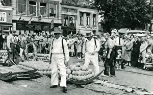 Cheeses: Transporting cheeses - Alkmaar, the Netherlands