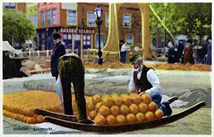 Cheeses: Transporting cheeses - Alkmaar, the Netherlands