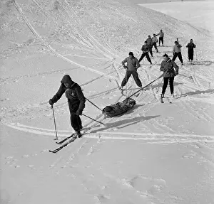 Krkonose: Transporting injured person