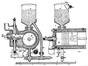 Sections: A transverse and longitudinal sections of a Benz