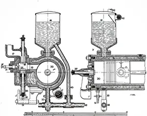 Sections: A transverse and longitudinal sections of a Benz