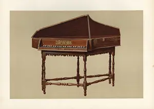Musicologist: A transverse spinet with six legs by Stephen