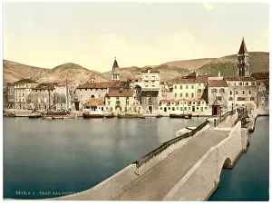 Dalmatia: Trau, the Ciero Bridge, Dalmatia, Austro-Hungary