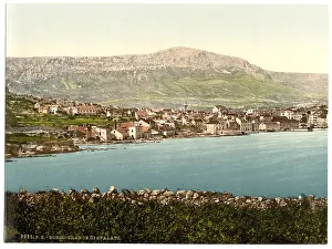 Dalmatia: Trau, general view, Dalmatia, Austro-Hungary