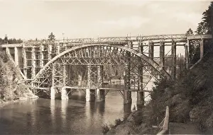 Schulte: The Traunfall bridge in Desselbrunn-Roitham. Erected by?