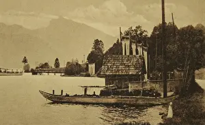 Traunsee: Traunsee. On Puhret. View over the lake to