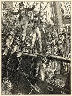 Shipboard: Travel - Emigration - USA
