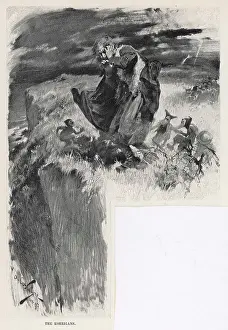 Traveller assailed by Korrigans