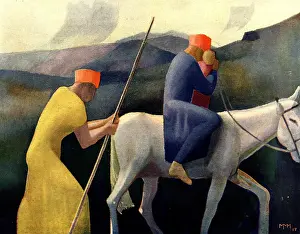 Emphasises: Travellers With White Horse