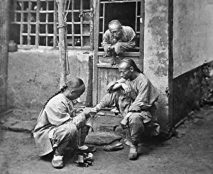 Placidly: Travelling chiropodist, China
