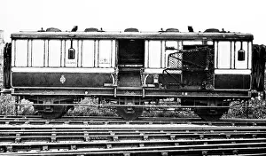Mailbag: A travelling Post Office railway carriage, Victorian period