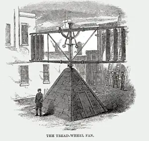 Tread: Tread wheel fan at Coldbath Fields Prison