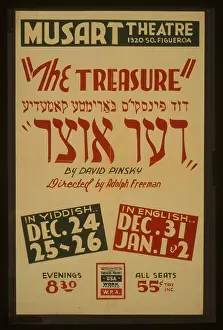 Calif: The treasure by David Pinsky, directed by Adolph Freeman The