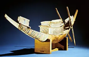 Practices: Treasure of Tutankhamun (dc1340 BC): Model of
