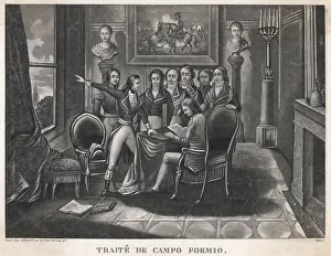 Imposes: TREATY OF CAMPO FORMIO