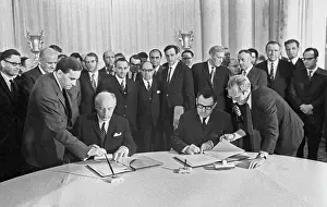 Scheel: Treaty initialing between USSR and FRG, 1970