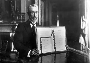 Signatures: The Treaty of Versailles ending the First World War