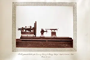 Pulleys: Treble-geared lathe