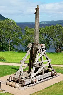 Trebuchet: Trebuchet near Castle Urquhart, Loch Ness, Scotland