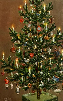 Tinsel: Tree, Tinsel, Candles