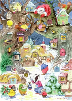 Treehouse: Treehouse Christmas ' animals in a village