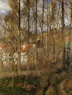 Pissarro: Trees and Housing, by Camille Pissarro