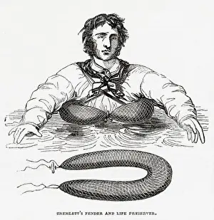 Fender: Tremlett's Fender and Life Preserver 1846
