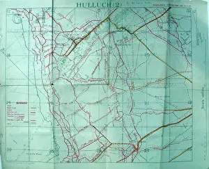 Hulluch: Trench maps belonging to Sergeant Ernest Blaikley