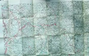 Hulluch: Trench maps belonging to Sergeant Ernest Blaikley
