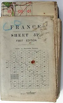 Hulluch: Trench maps belonging to Sergeant Ernest Blaikley