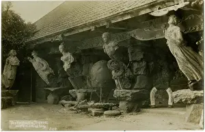 Scilly: Tresco - The Valhalla - Figureheads from Shipwrecks